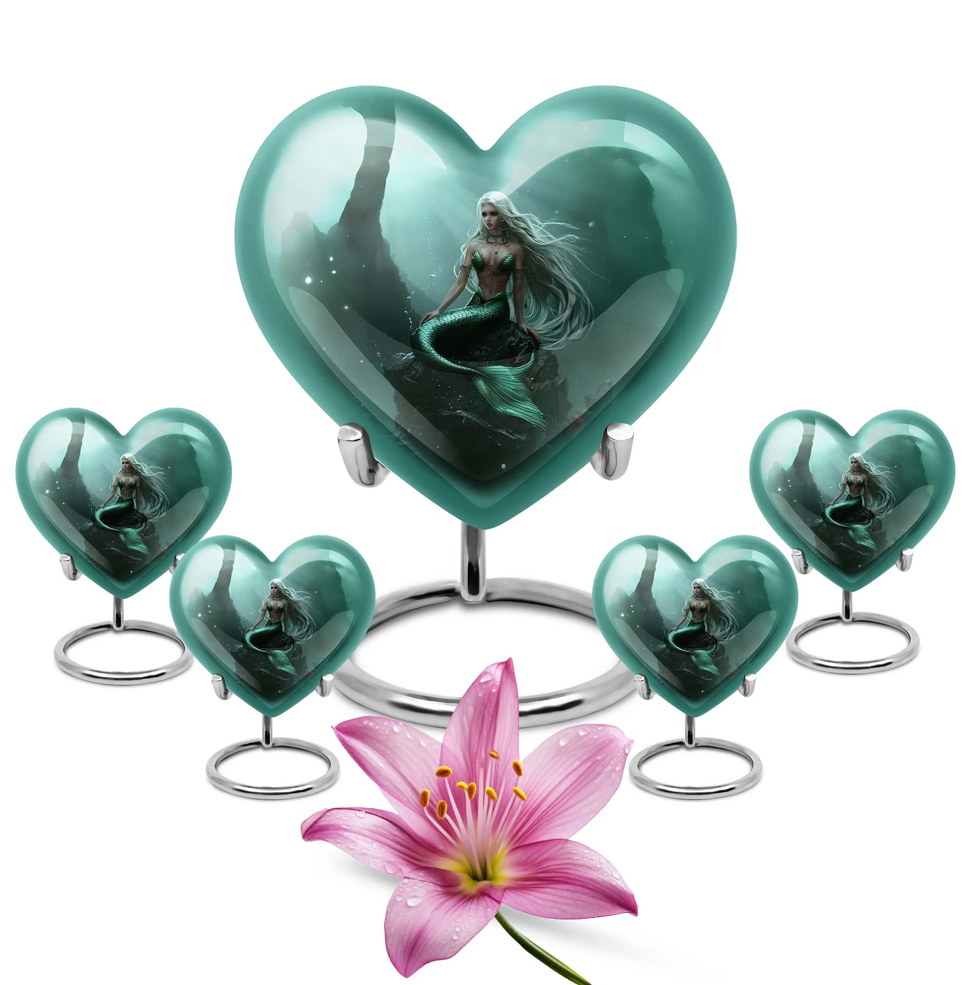 Monarch Memorial - Mermaid Urn for Lasting Remembrance