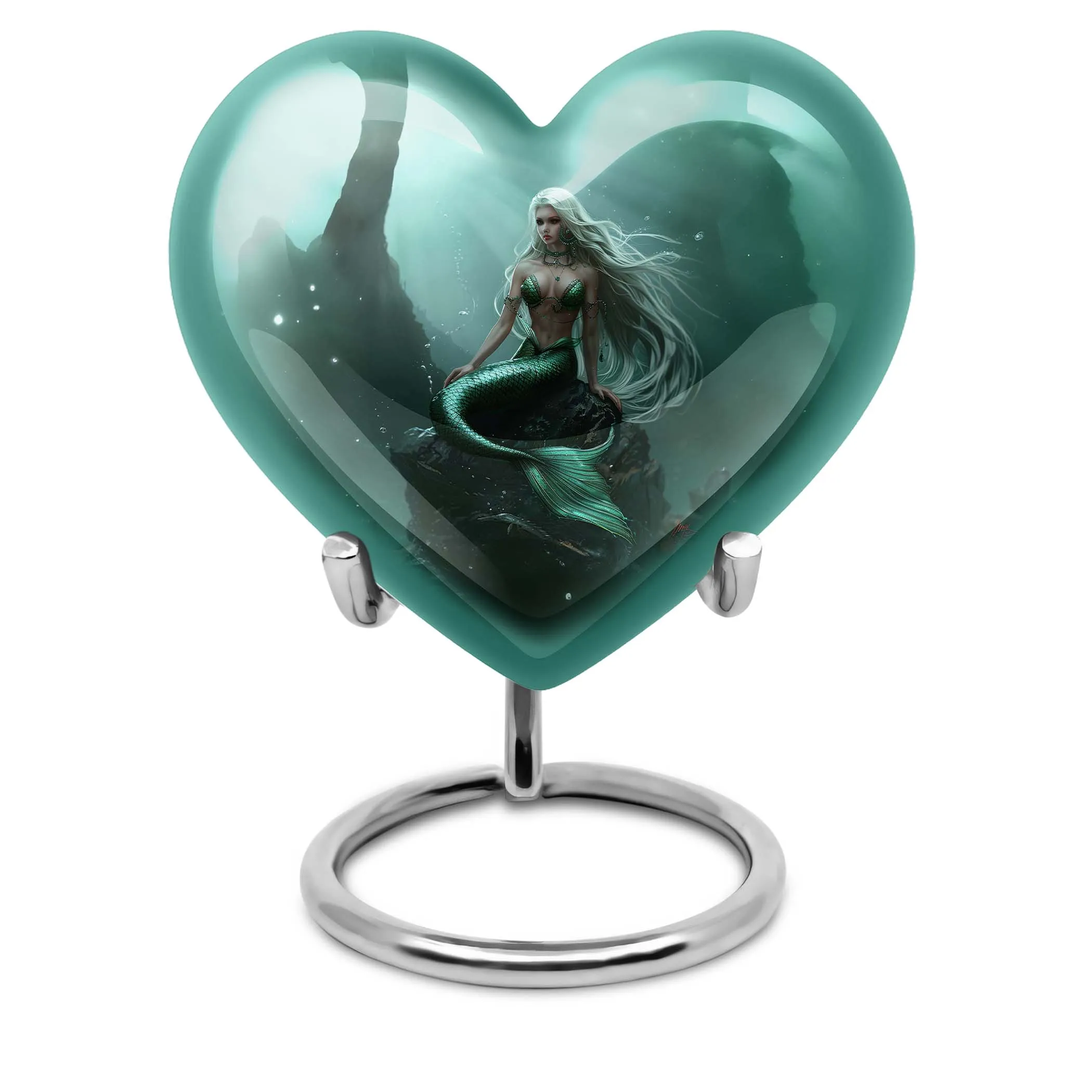 Monarch Memorial - Mermaid Urn for Lasting Remembrance