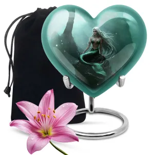 Monarch Memorial - Mermaid Urn for Lasting Remembrance