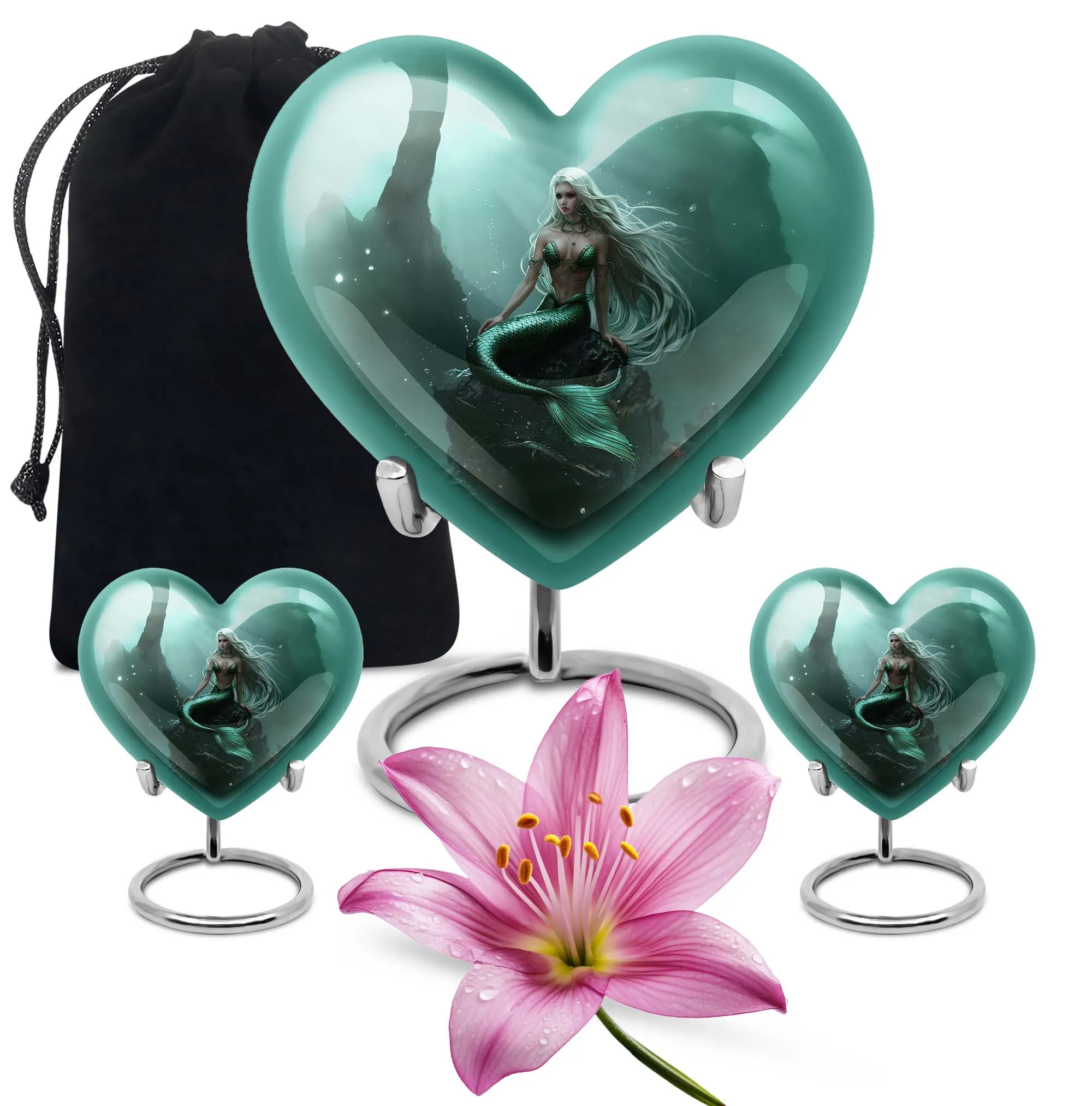Monarch Memorial - Mermaid Urn for Lasting Remembrance