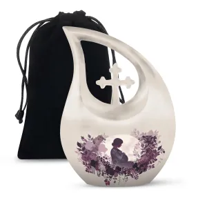 Mother Memorial Urn, Adult Cremation Urn For Human Ashes Remans