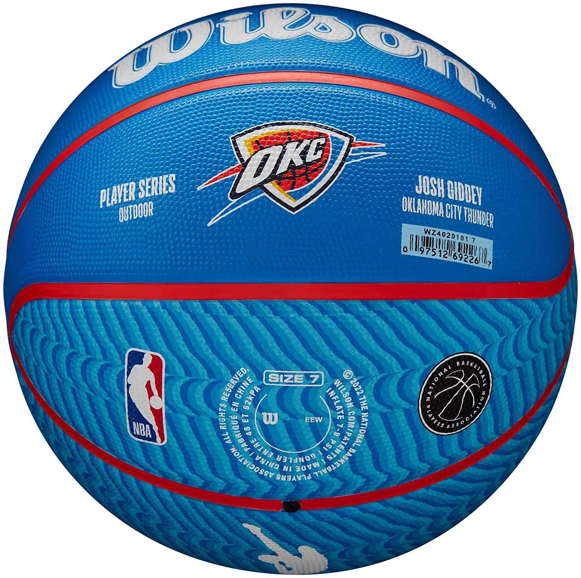 NBA Josh Giddey Player Icon Outdoor Basketball