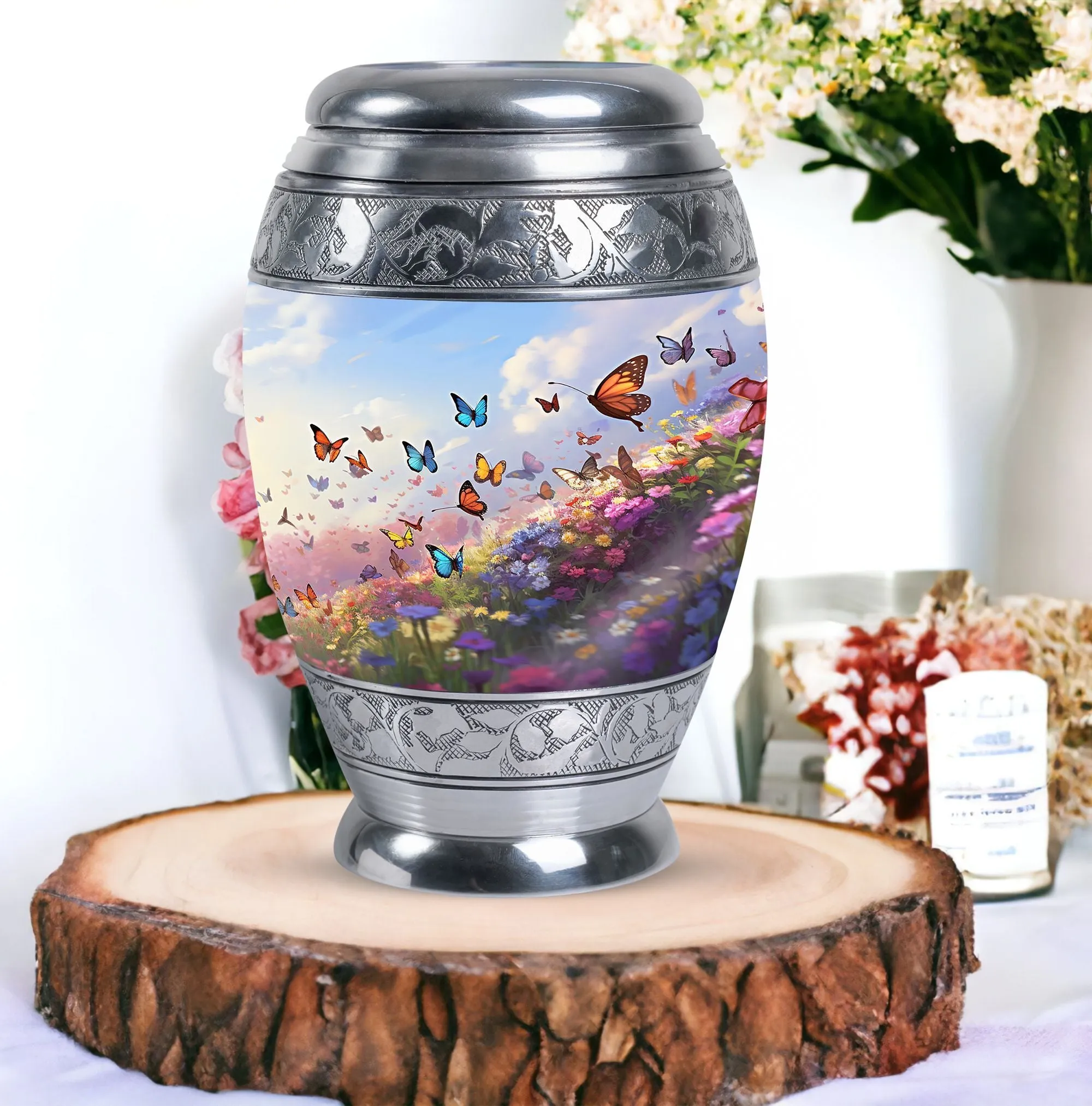 Noble Rest - Magical Butterfly Cremation Urn for Adults