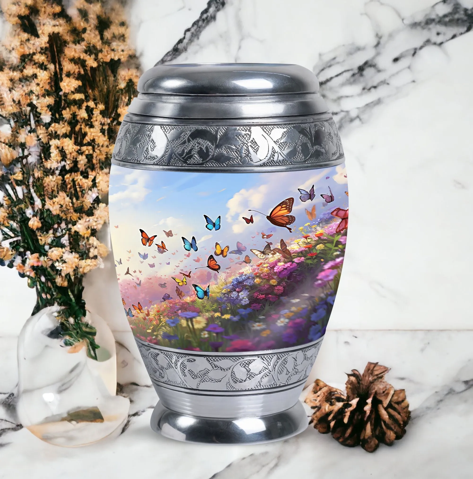 Noble Rest - Magical Butterfly Cremation Urn for Adults