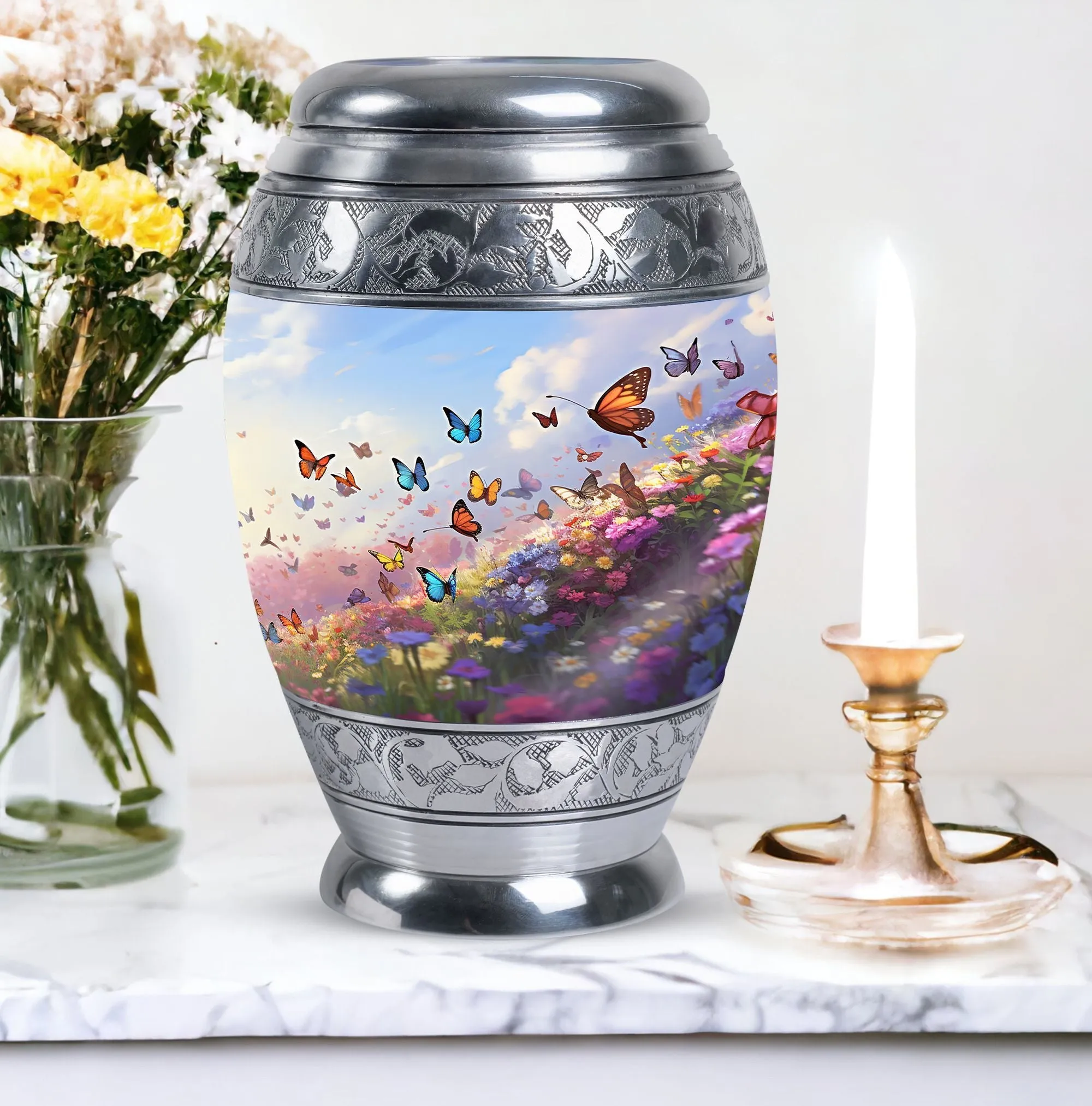 Noble Rest - Magical Butterfly Cremation Urn for Adults