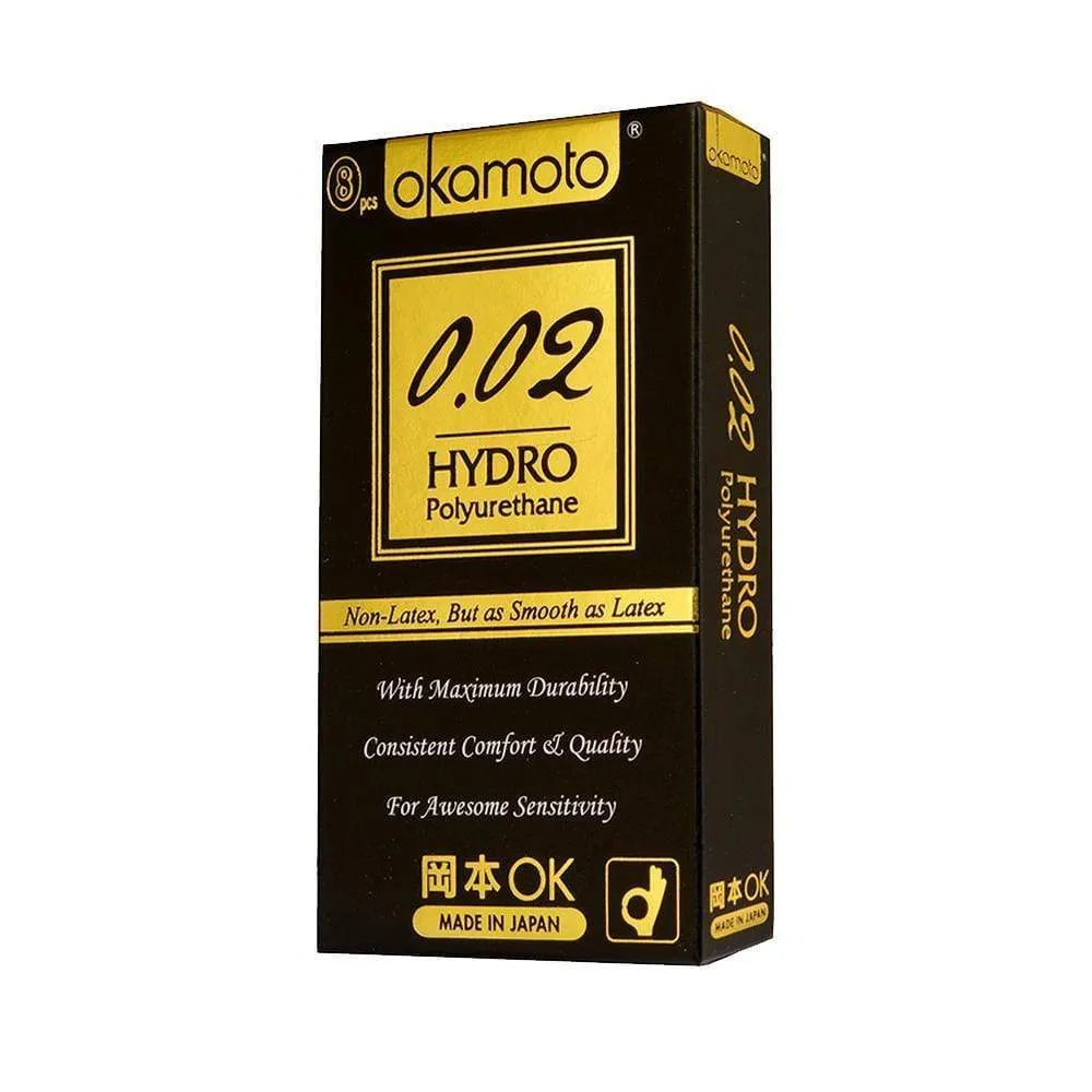 Okamoto - 002 Hydro Polyurethane Non Latex Condoms