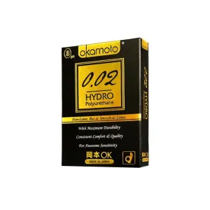 Okamoto - 002 Hydro Polyurethane Non Latex Condoms