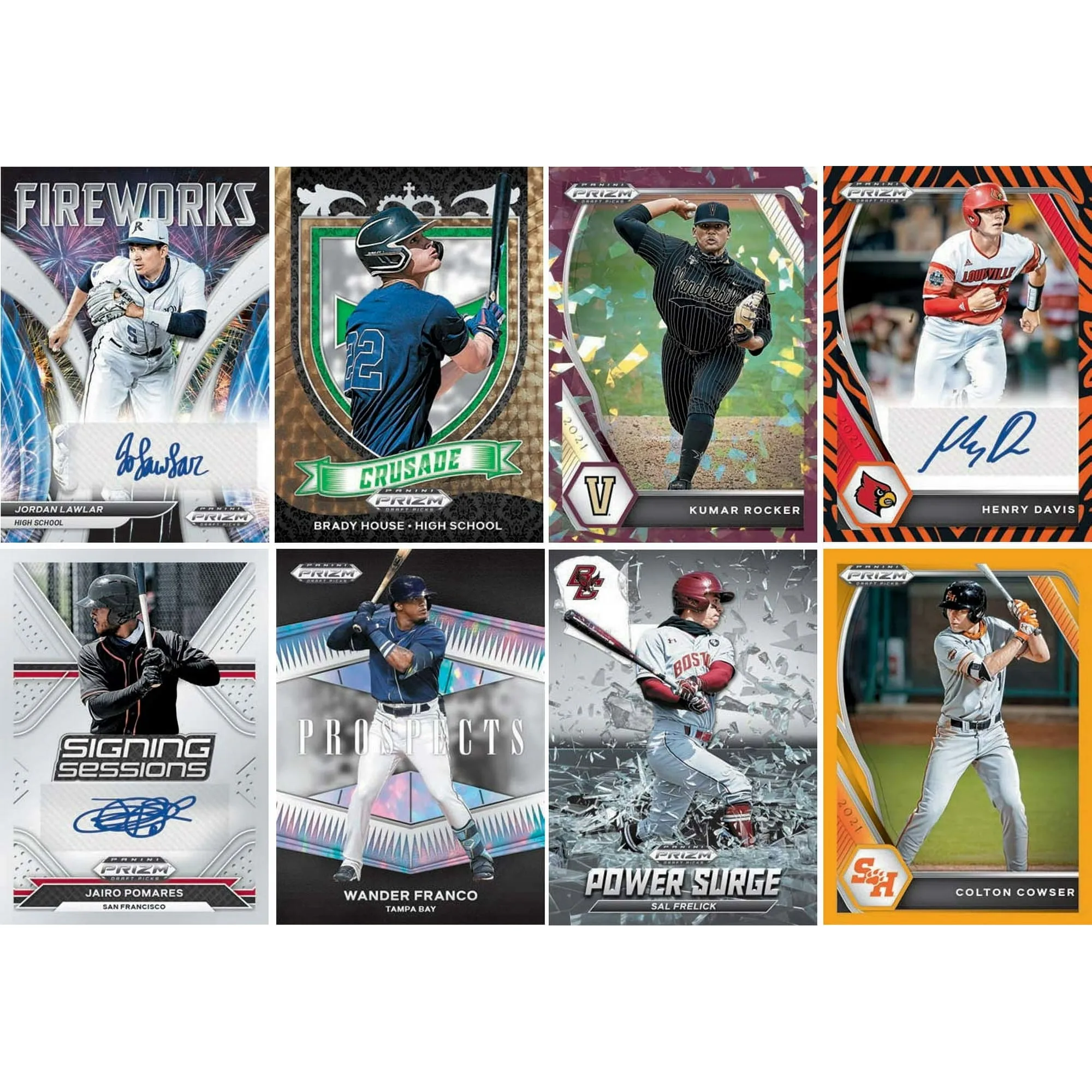 Panini 2021 Prizm Draft Picks Baseball Multi Pack Trading Cards, 12 Cards Per Pack - High Quality
