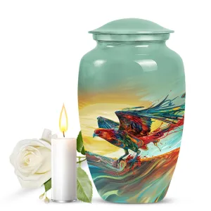 Phoenix Rising: Robust Aluminium Cremation Urn For Ashes