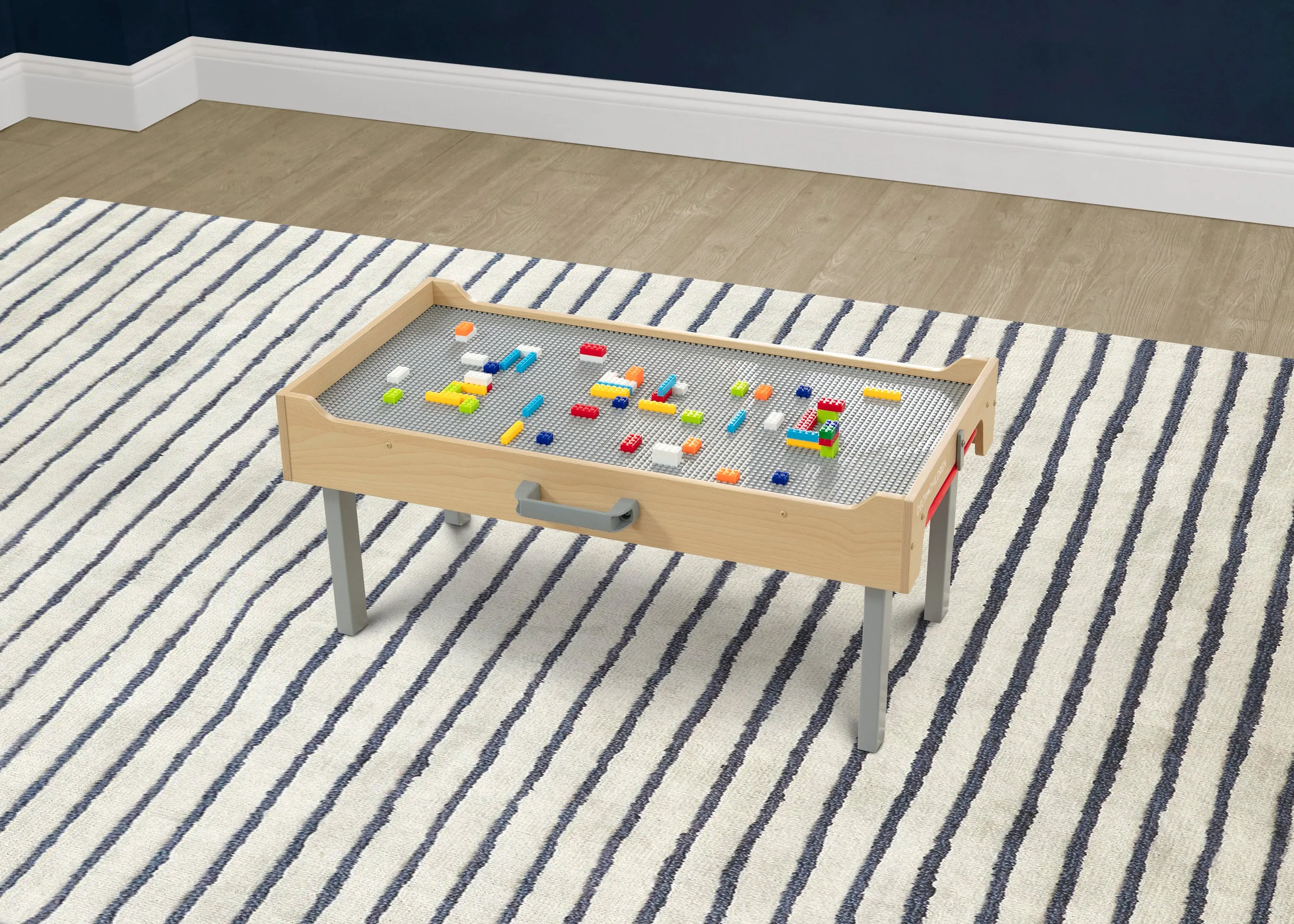 Play N Store Building Bricks Play Table with 100  Play Bricks Included