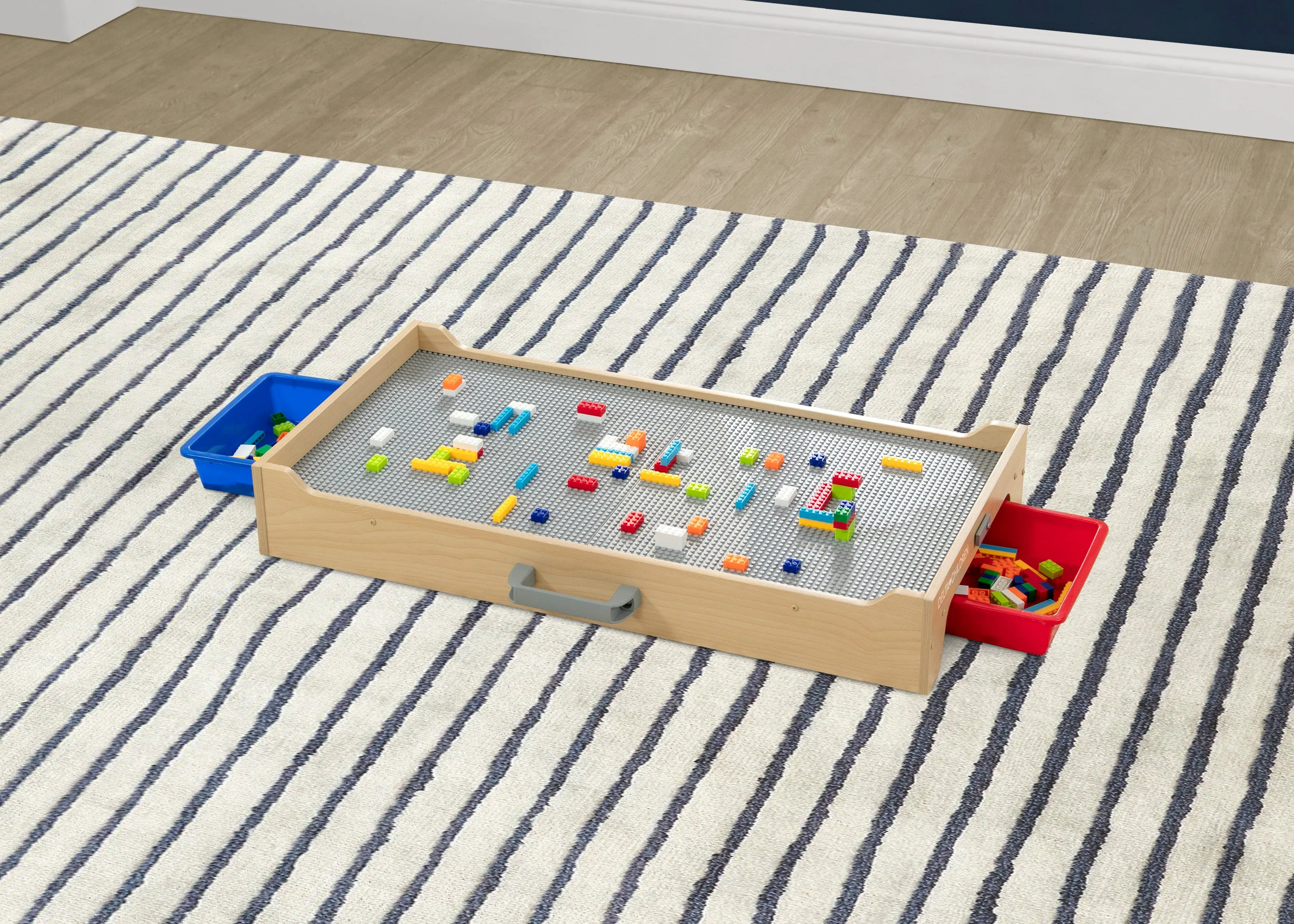 Play N Store Building Bricks Play Table with 100  Play Bricks Included