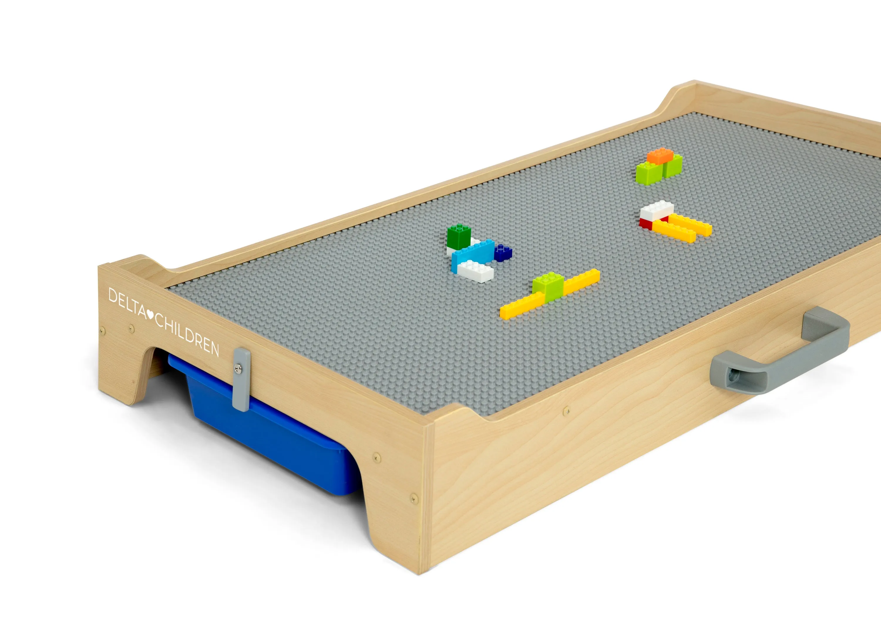Play N Store Building Bricks Play Table with 100  Play Bricks Included