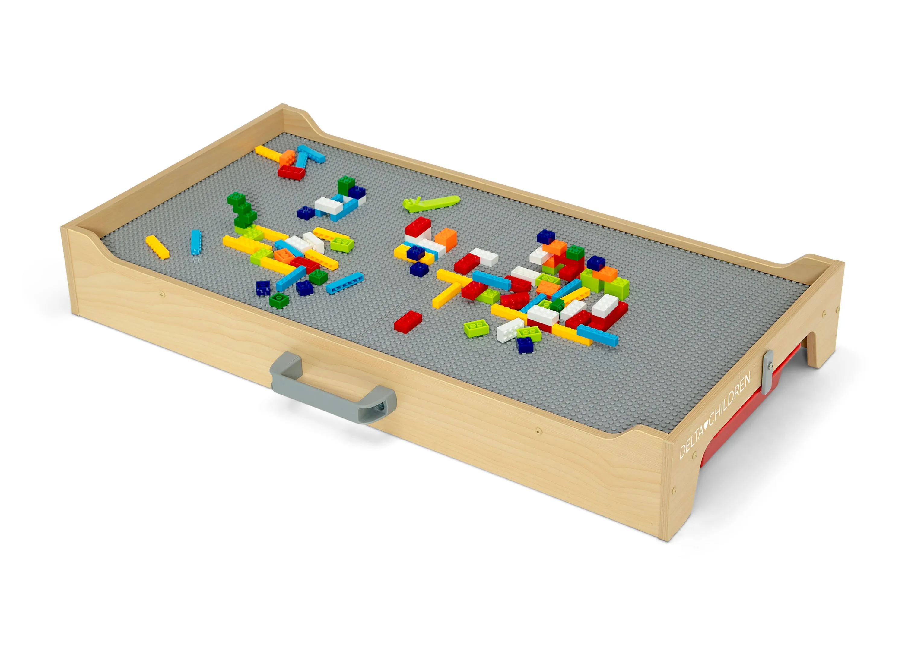 Play N Store Building Bricks Play Table with 100  Play Bricks Included