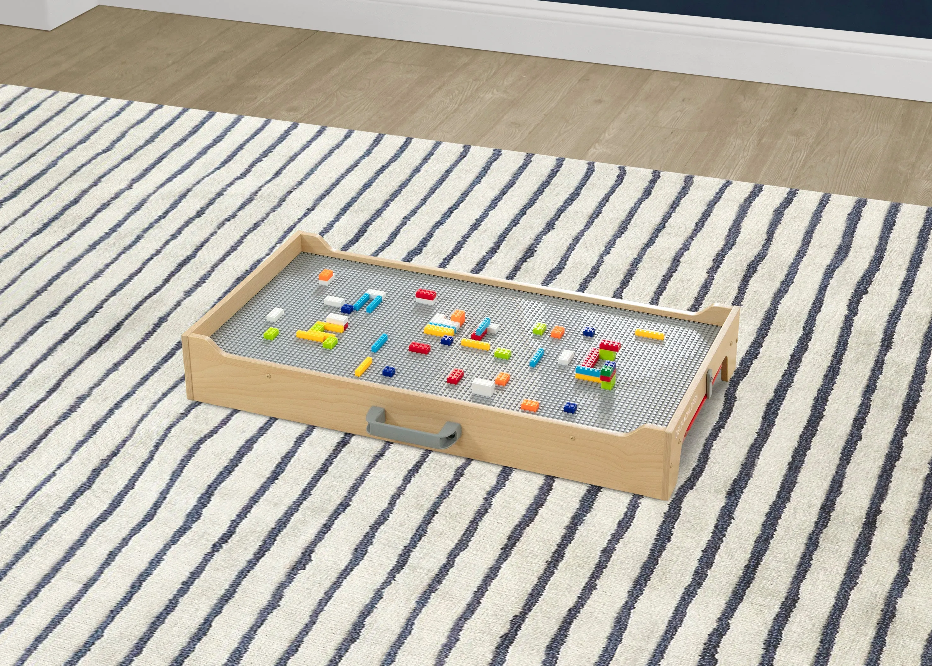Play N Store Building Bricks Play Table with 100  Play Bricks Included