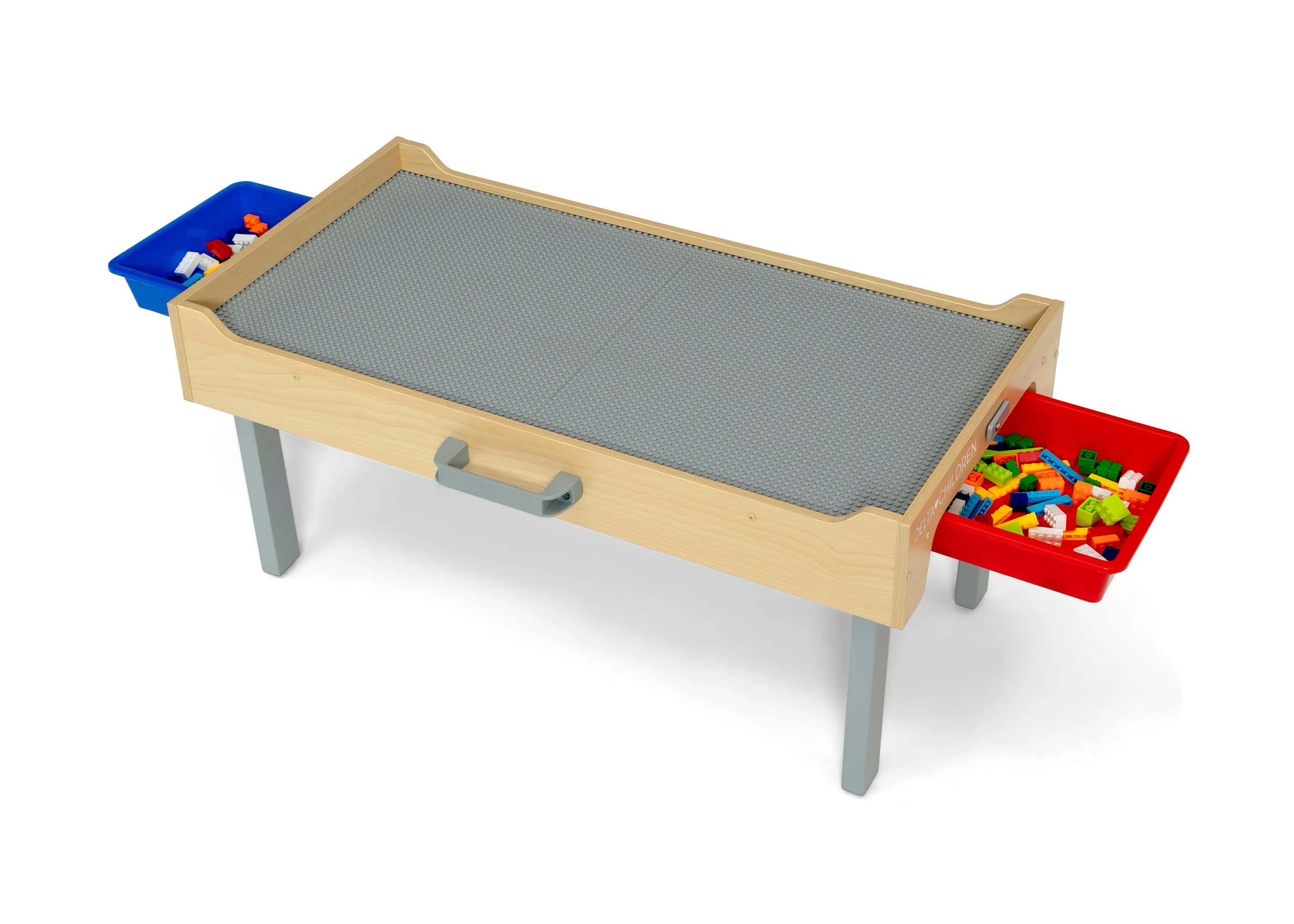Play N Store Building Bricks Play Table with 100  Play Bricks Included
