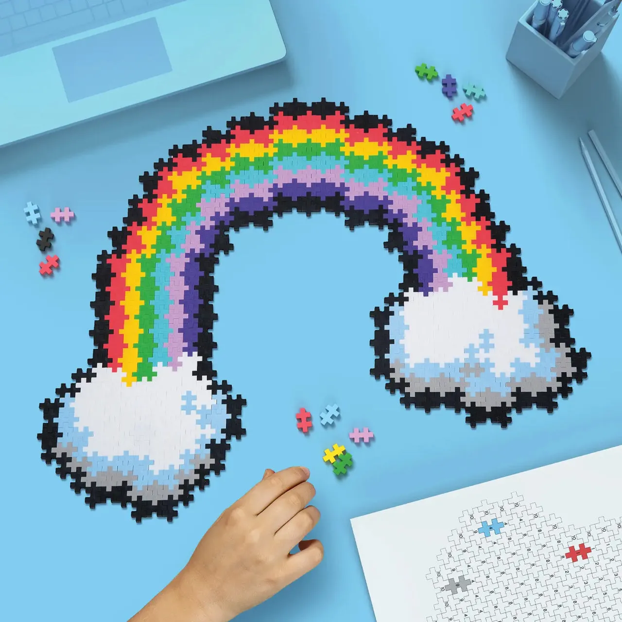 Puzzle by Number 500pcs Rainbow