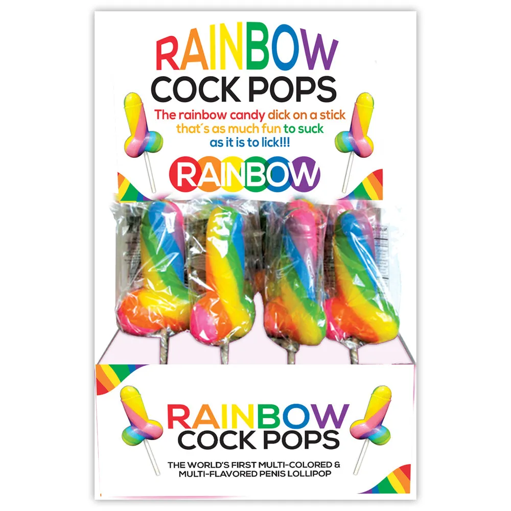 Rainbow Cock Pops Lollipop