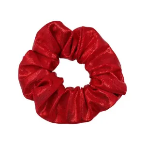 Red Shimmer Scrunchie
