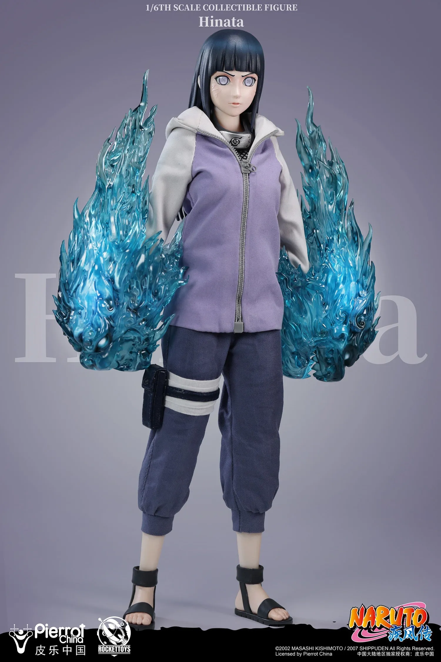 Rockettoys 1/6 Naruto Shippuden Hinata Hyuga Scale Action Figure