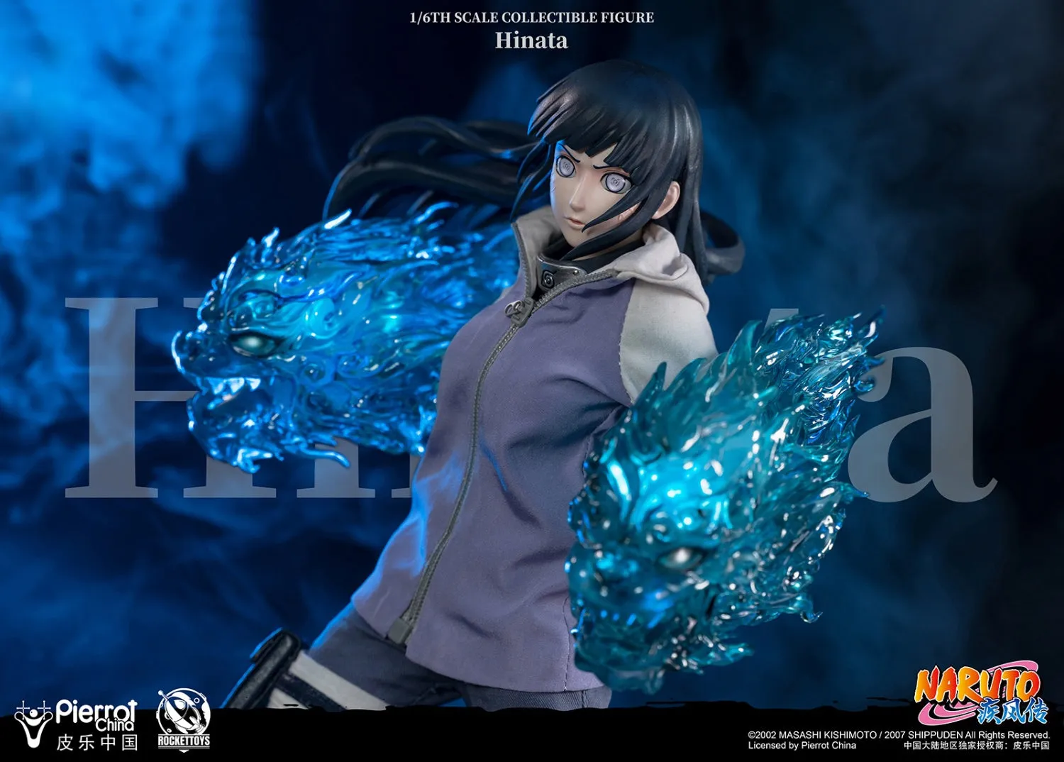 Rockettoys 1/6 Naruto Shippuden Hinata Hyuga Scale Action Figure