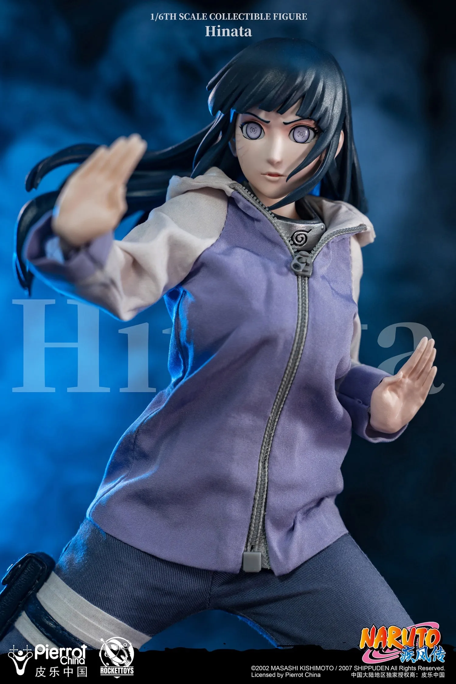 Rockettoys 1/6 Naruto Shippuden Hinata Hyuga Scale Action Figure