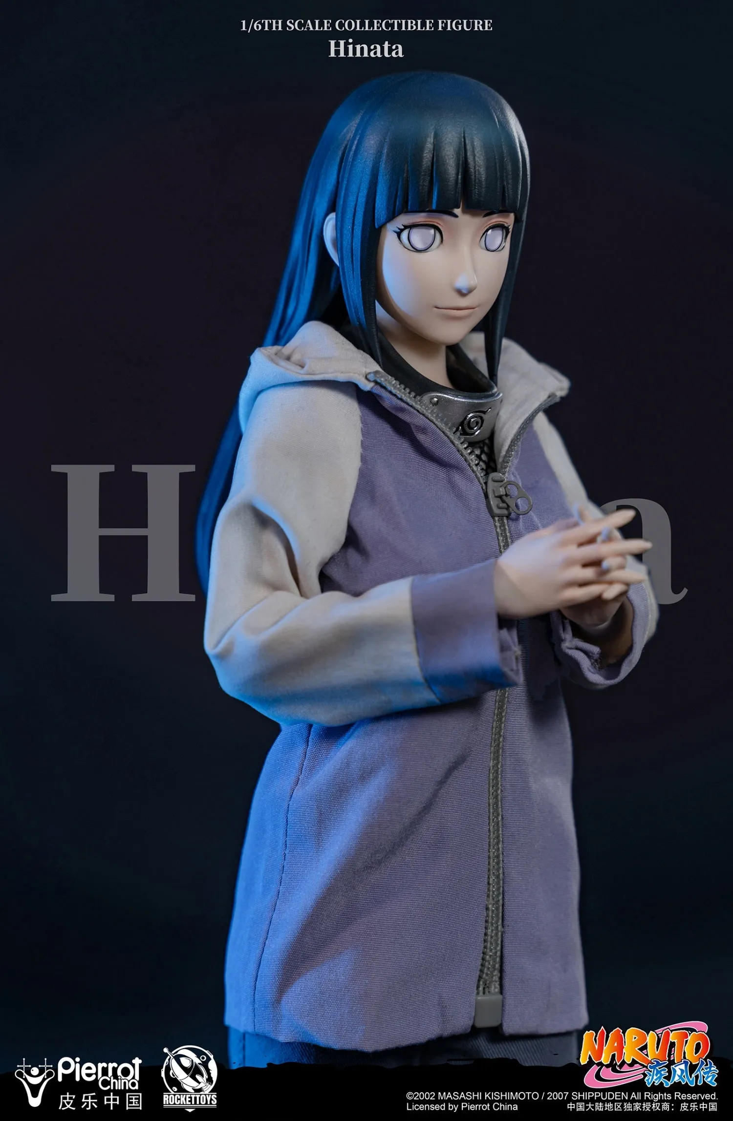 Rockettoys 1/6 Naruto Shippuden Hinata Hyuga Scale Action Figure
