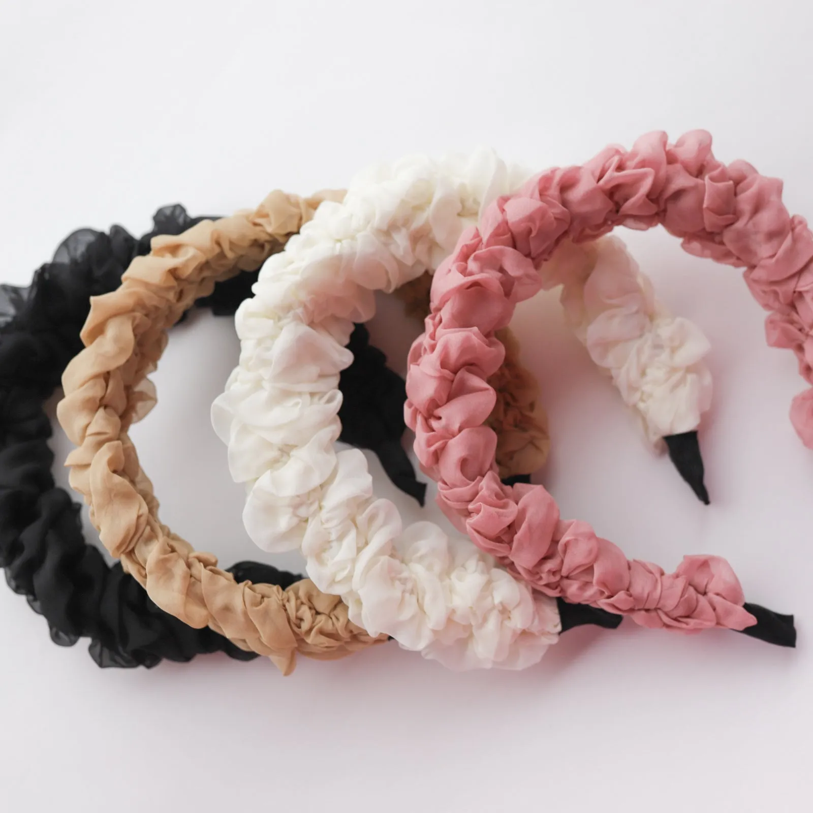 Ruffled Ruched Headband