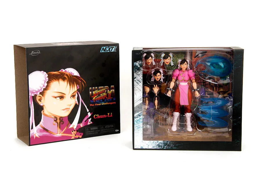 SDCC 2024 Jada Toys 1/12 Ultra Street Fighter II Chun-Li Scaled Action Figure Exclusive
