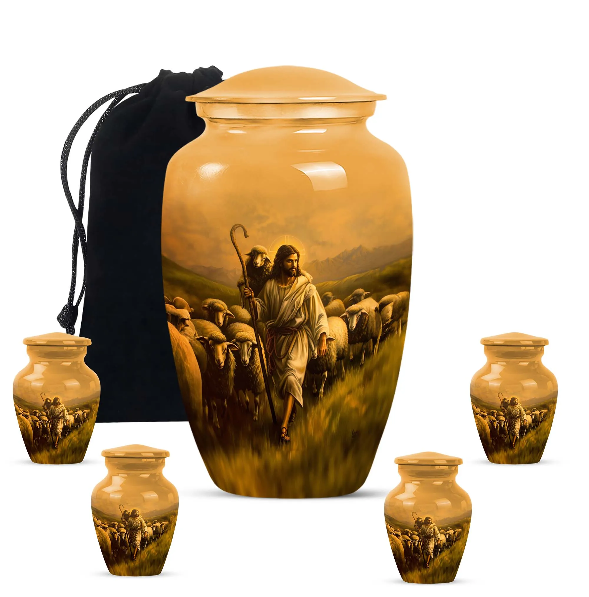 Shepherd Urn Commemoration Chamber - Large Memorial Cremation Urn