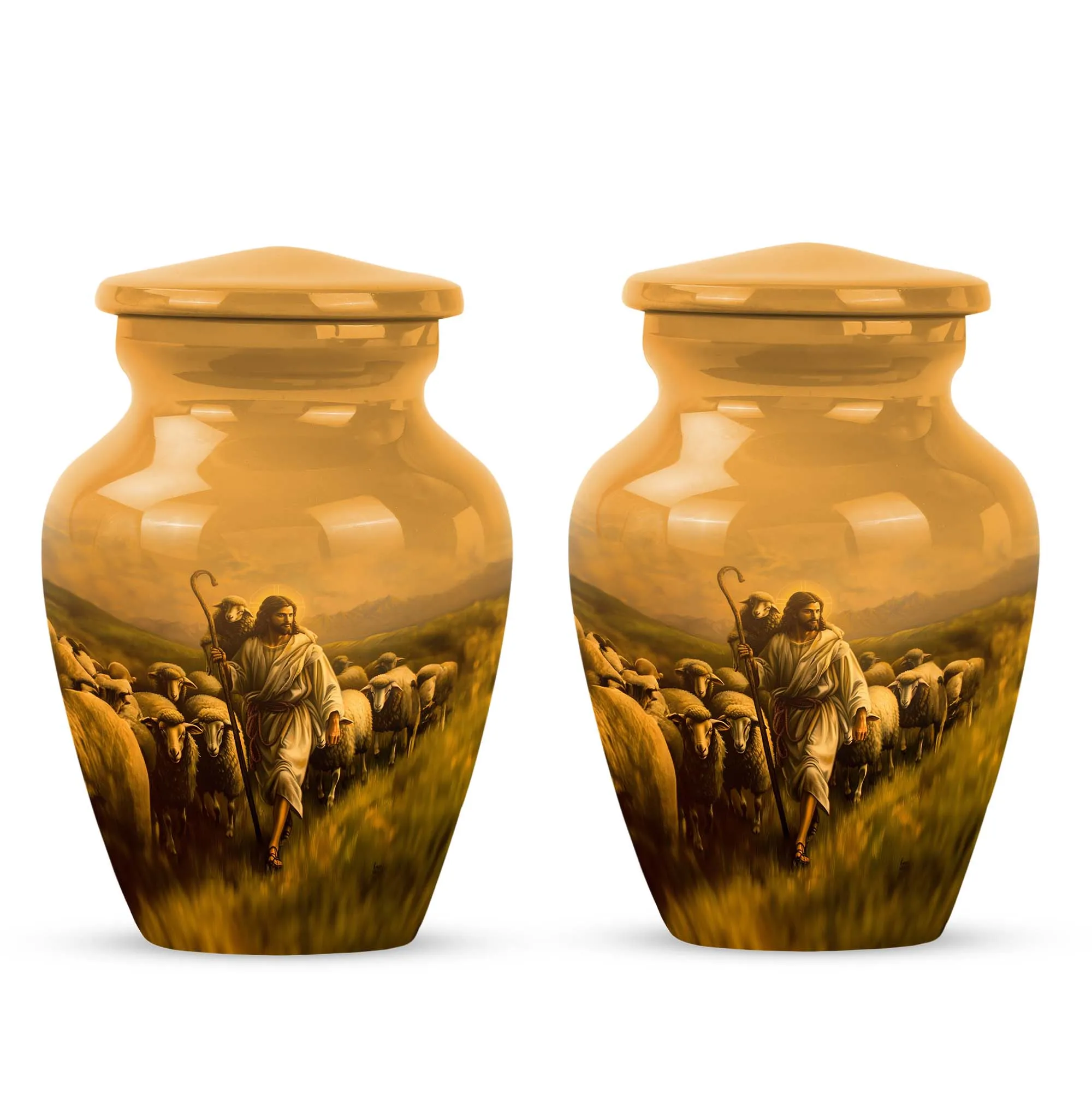 Shepherd Urn Commemoration Chamber - Large Memorial Cremation Urn