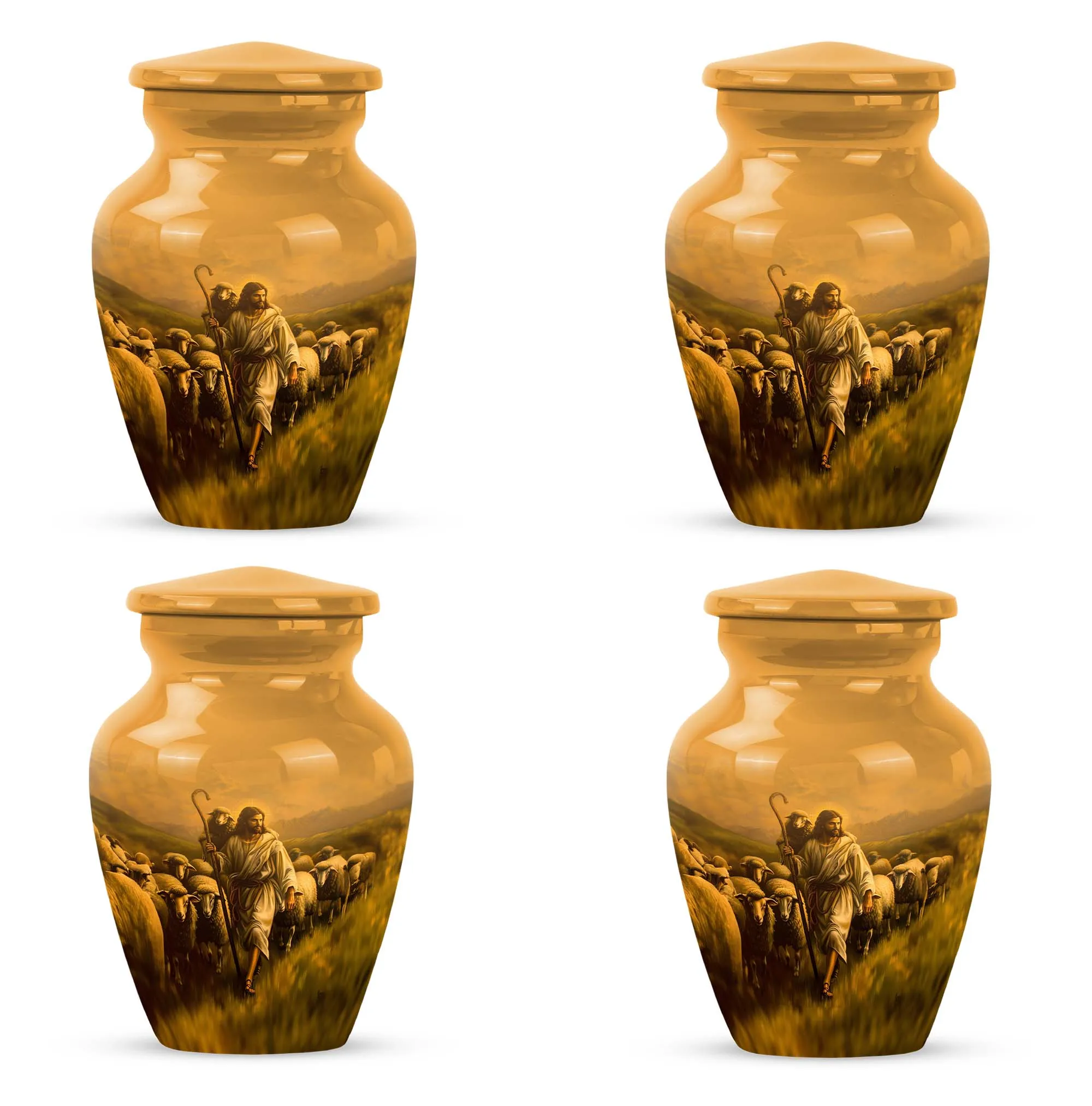 Shepherd Urn Commemoration Chamber - Large Memorial Cremation Urn