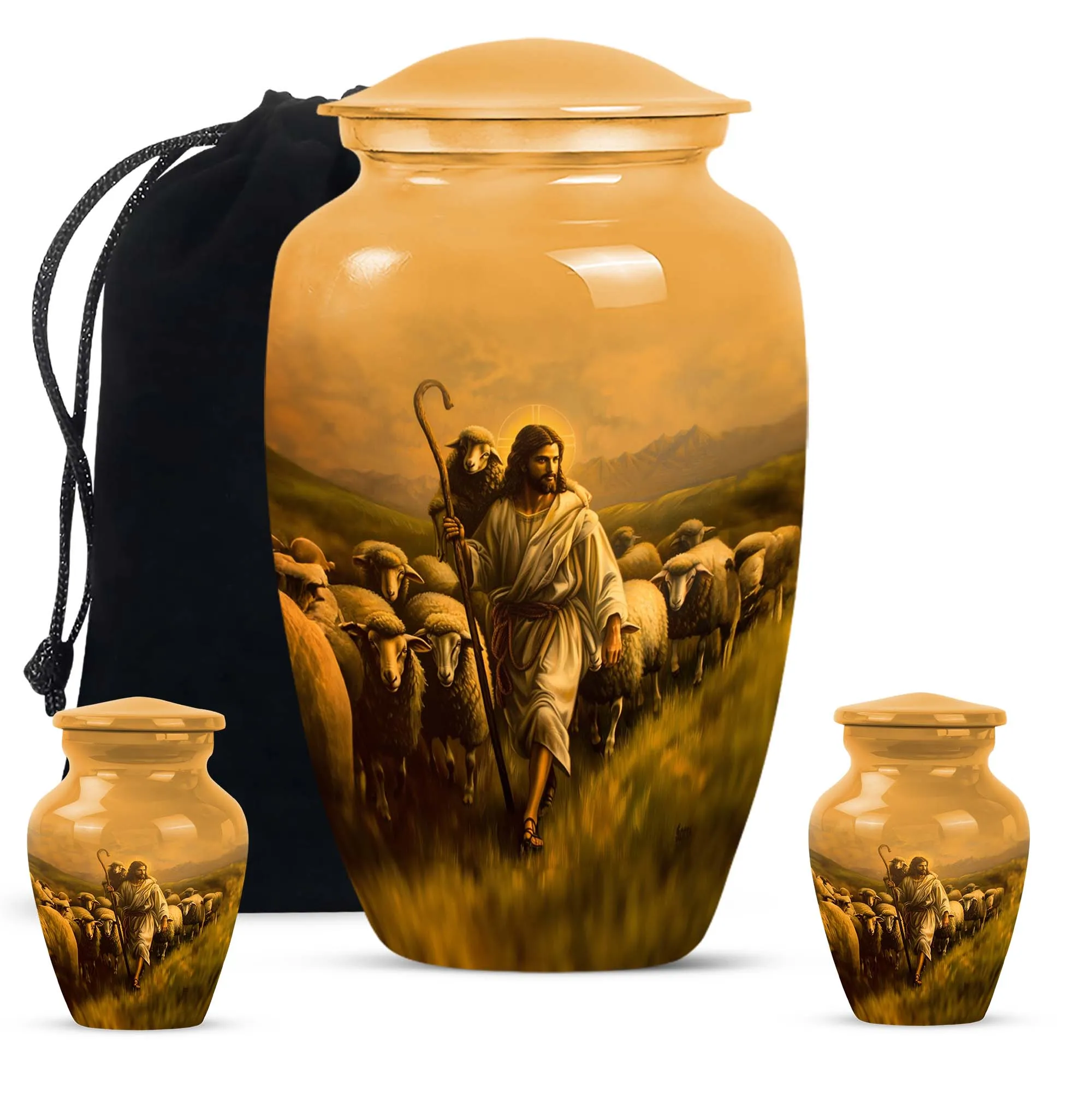 Shepherd Urn Commemoration Chamber - Large Memorial Cremation Urn