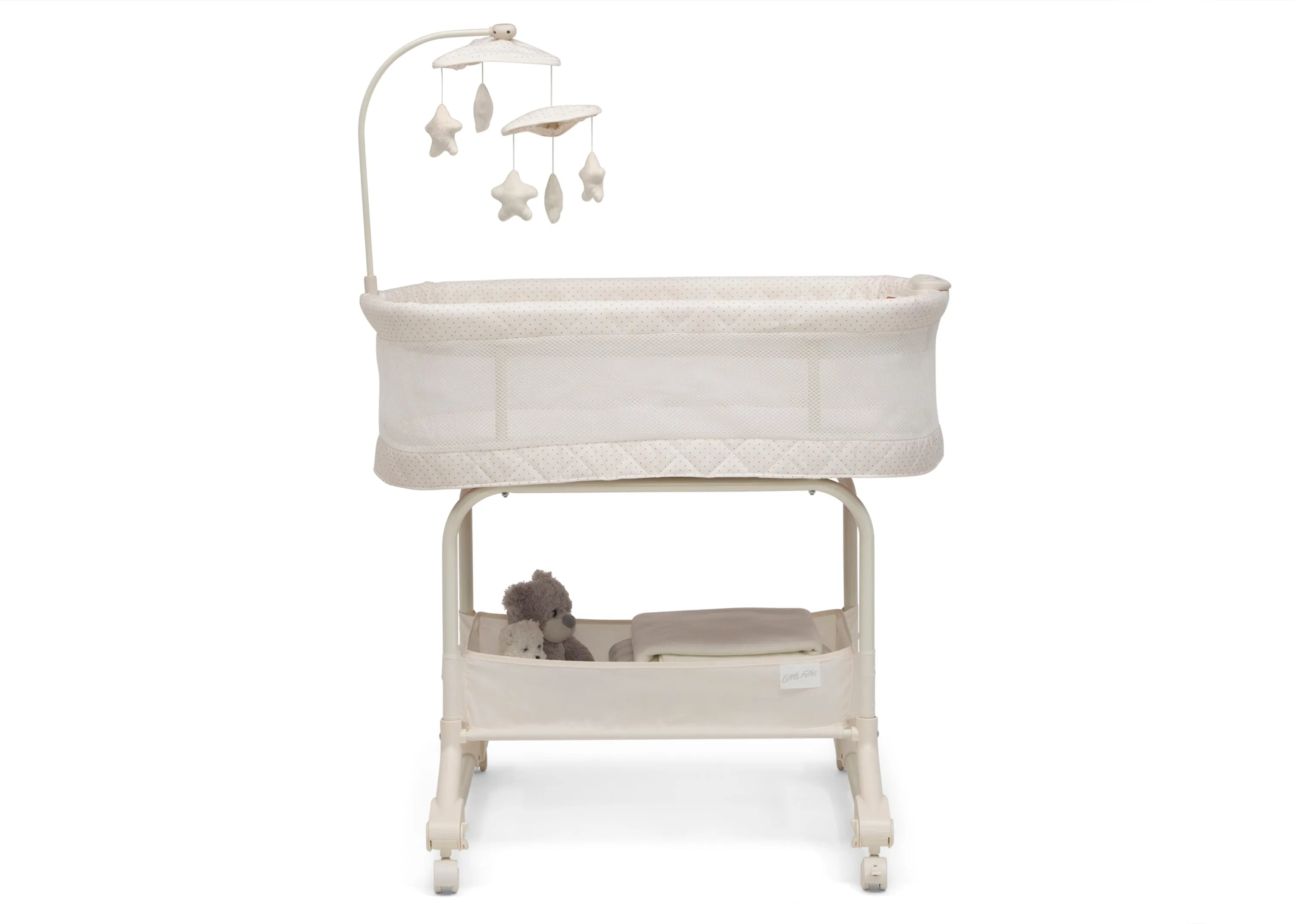 SleepCool Rocking Bassinet with Airflow Mesh