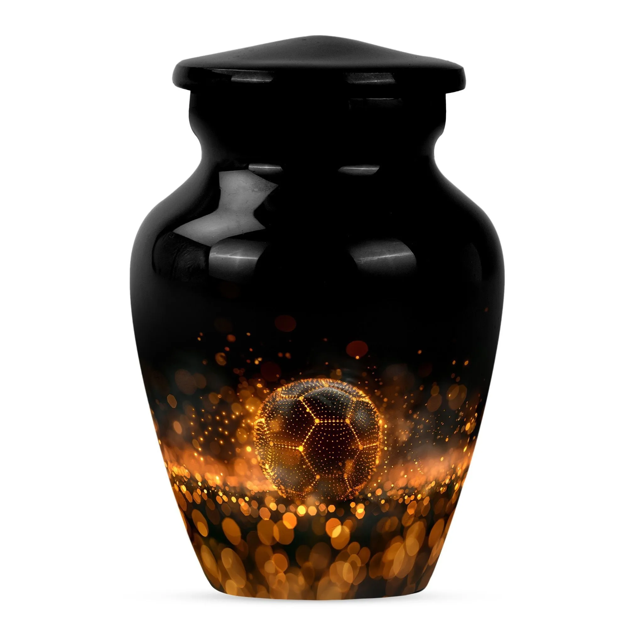 Soccer Urn: Distinctive Feminine Memorial Urn for Ashes