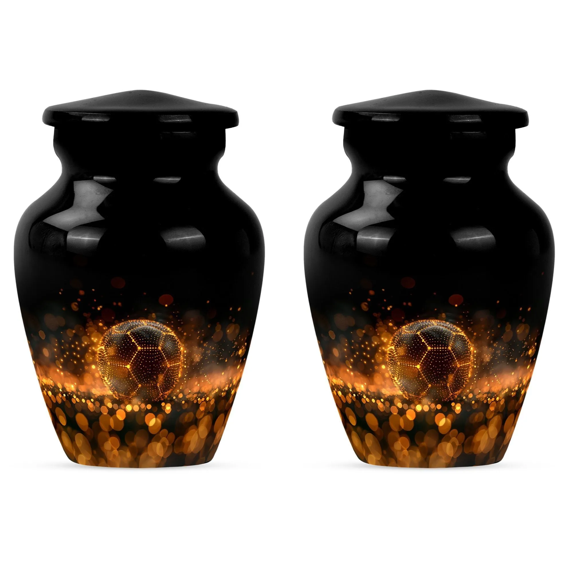 Soccer Urn: Distinctive Feminine Memorial Urn for Ashes