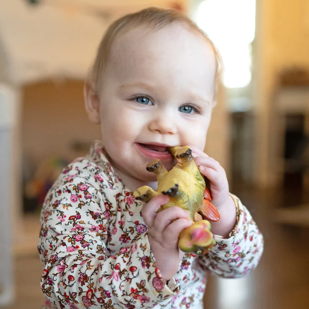 Soft Squeezable Dinosaur Set | 6 Washable Toys