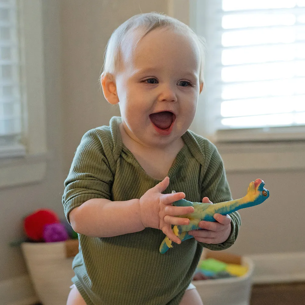Soft Squeezable Dinosaur Set | 6 Washable Toys