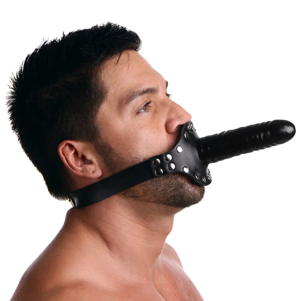 Strict Ride Me Mouth Gag With Dildo