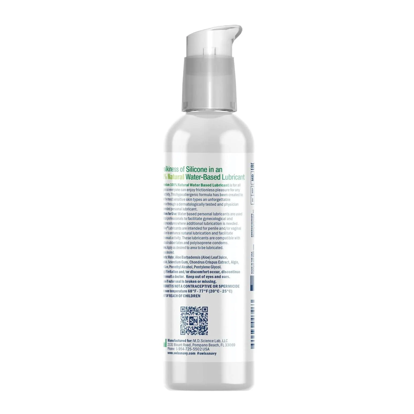 Swiss Navy - Naked All Natural Water Based Personal Lubricant