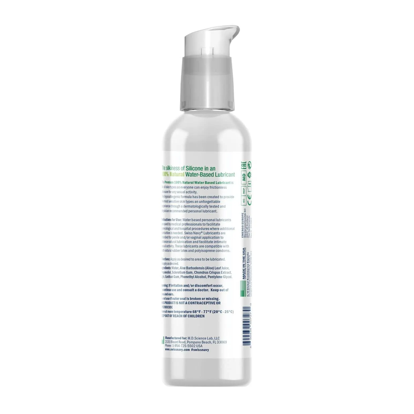 Swiss Navy - Naked All Natural Water Based Personal Lubricant