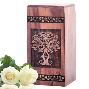 Tree Of Life Biodegradable Cremation Urns For Adult Human Ashes