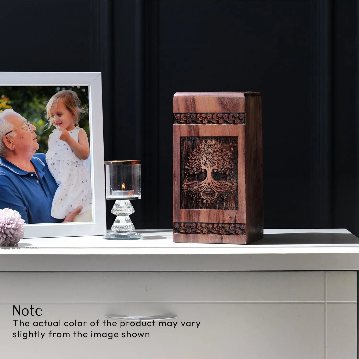 Tree of Life Cremation Urn for Adult, Biodegradable and Suitable for Male Dad or Female Mother