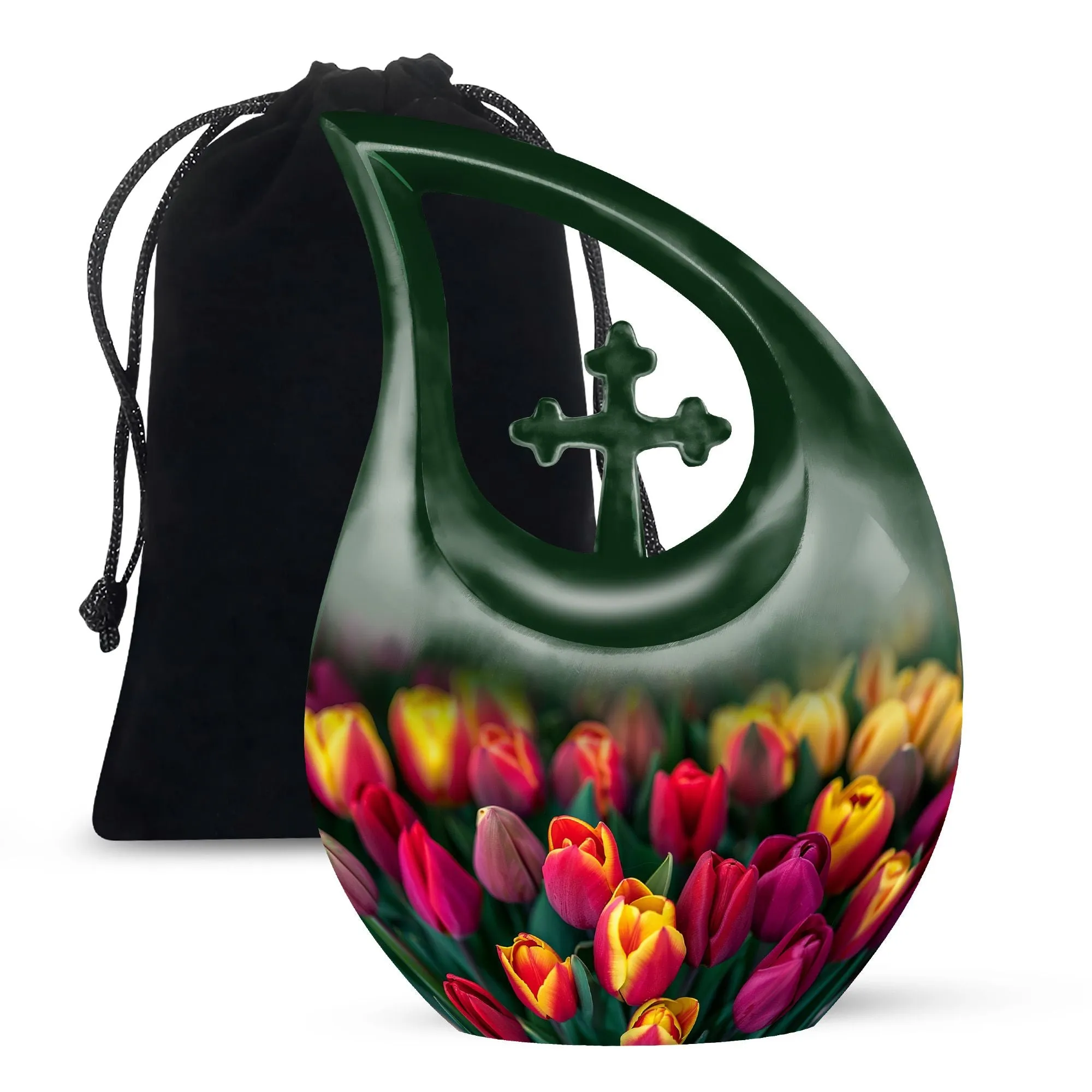 Tulip Essence Memorial Urn - Small Urn For Adult Human Ashes
