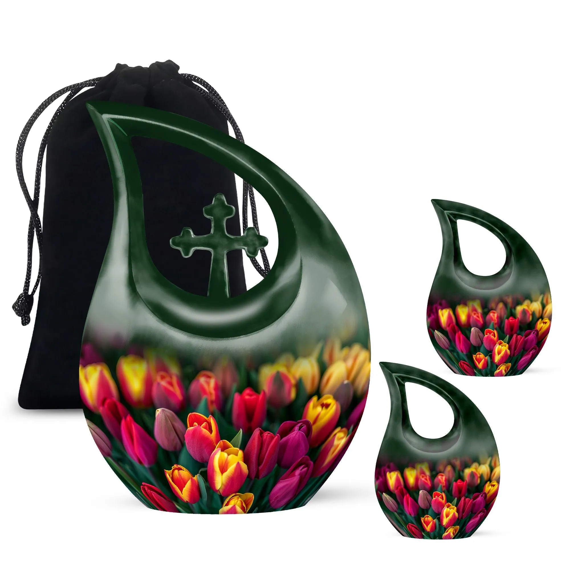 Tulip Essence Memorial Urn - Small Urn For Adult Human Ashes