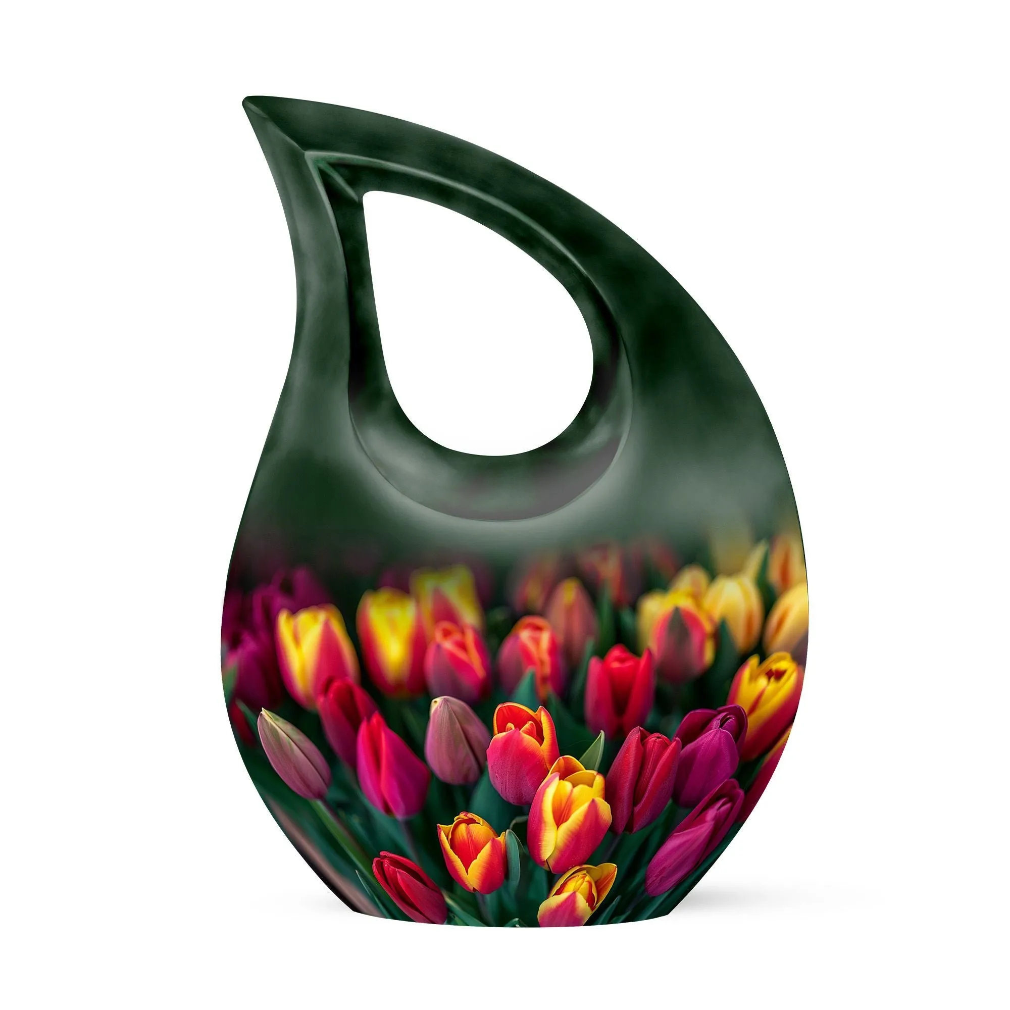 Tulip Essence Memorial Urn - Small Urn For Adult Human Ashes