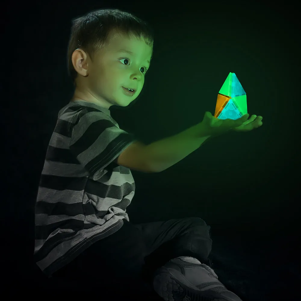 Tytan Magnetic Tiles Glow In The Dark V2.0 Kit - 60pcs