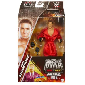 WWE Jck20 Ken Shamrock Elite Collection Action Figure with Accessories & Build-a-Figure Parts