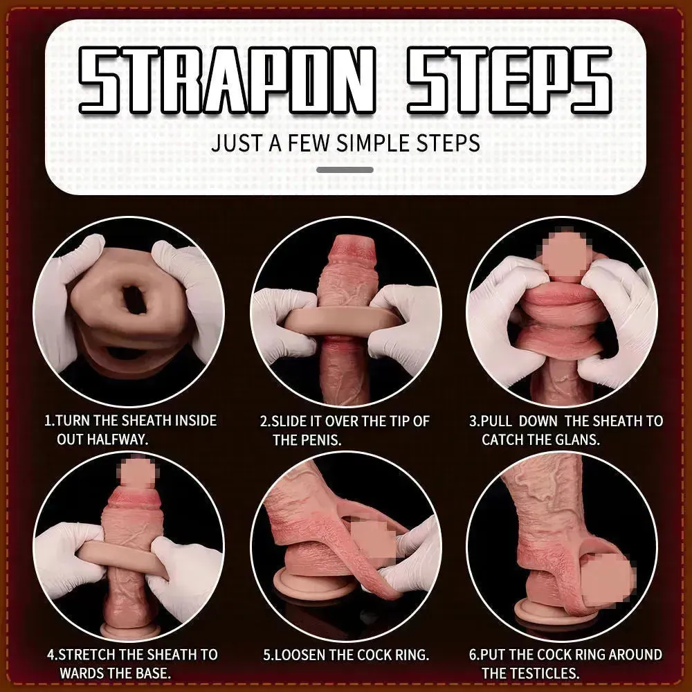 Xinghaoya Silicone Penis Enhancer Sleeve