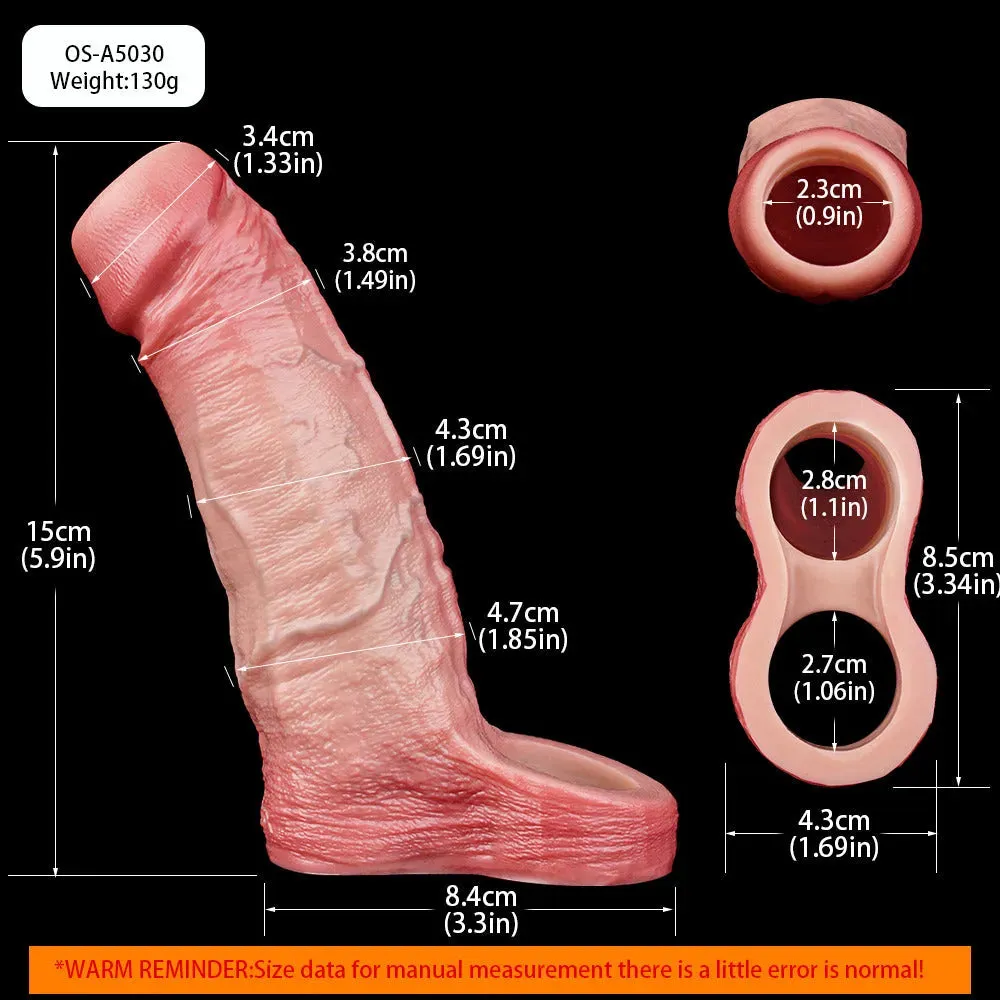 Xinghaoya Silicone Penis Enhancer Sleeve