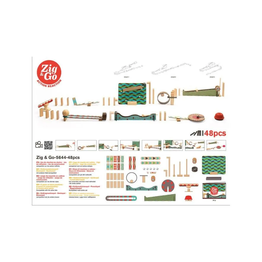 Zig and Go - 48 pcs Big Boum Wall